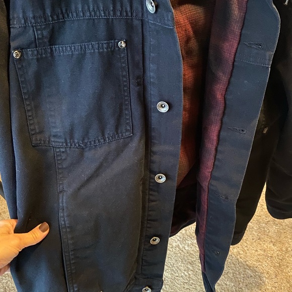 Vans Men's Black and Gray Hooded Jacket - Picture 2 of 5